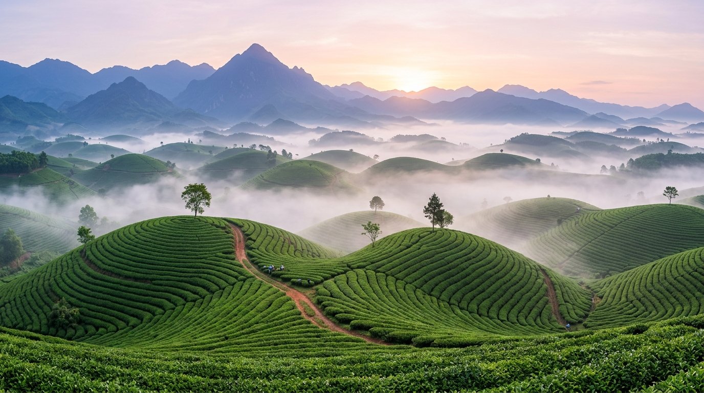 Đồi chè Long Cốc — Phú Thọ